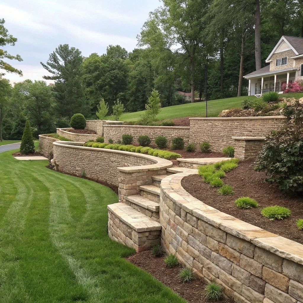 Retainning walls service of landscape